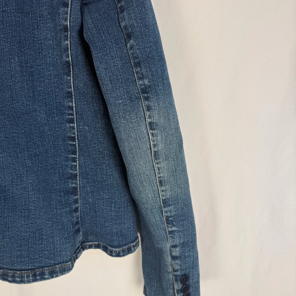 VTG Lauren Jeans Co. Ralph Lauren Indigo Jean Jacket, Classic, Collegiate, Denim - Picture 13 of 14